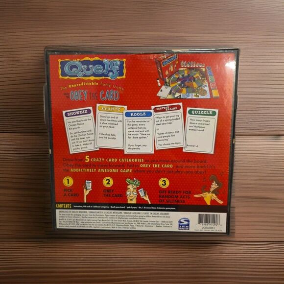 Quelf Board Game - The Unpredictable Party Game - BRAND NEW Sealed - Picture 2 of 3